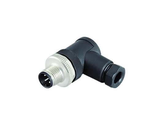 M12 4Pin 連接器、彎頭、公頭